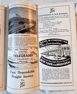Delaware And Hudson Railroad Timetable 1957 Montreal Ltd Laurentian - TulipStuff