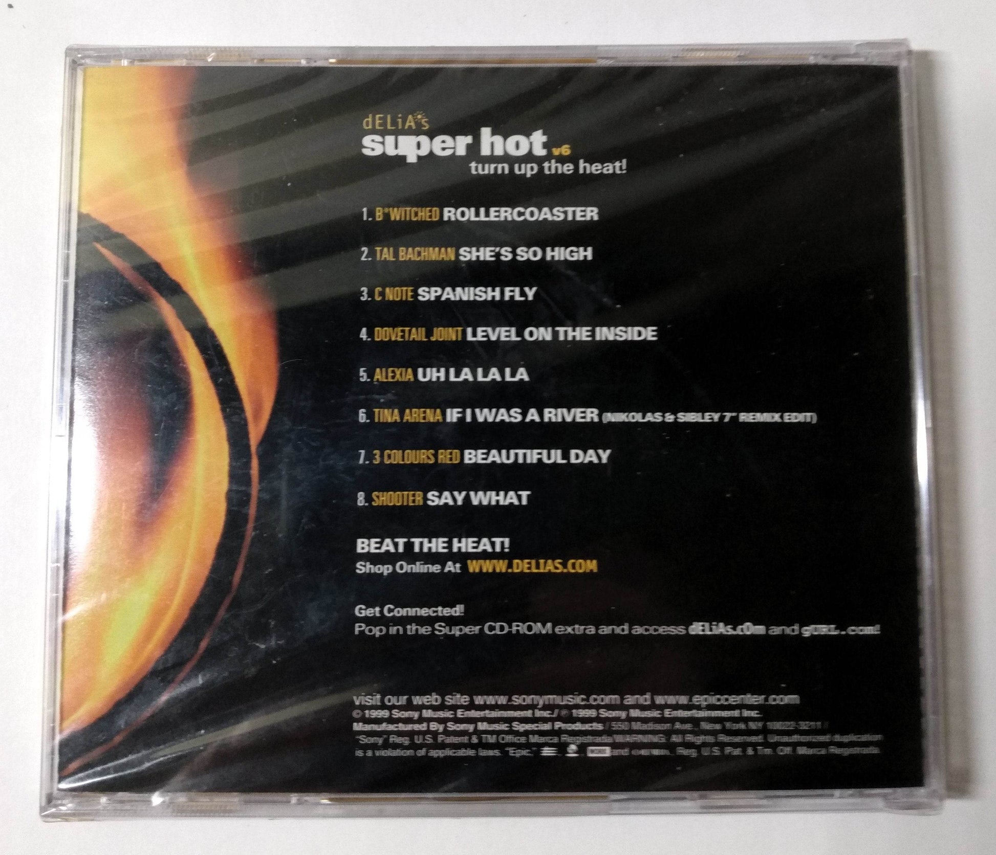 dELiA*s Super Hot CD Volume Six 1999 B*Witched Tal Bachman Alexia C Note - TulipStuff
