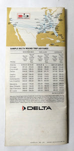 Delta Airlines Dream Vacations Packages Caribbean Brochure 1968 - TulipStuff