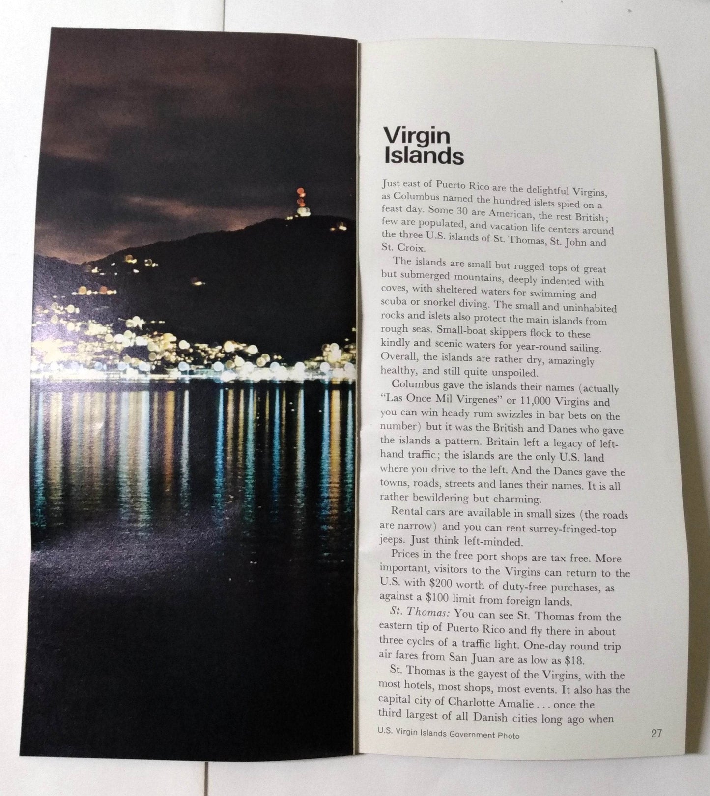 Delta Airlines Dream Vacations Packages Caribbean Brochure 1968 - TulipStuff