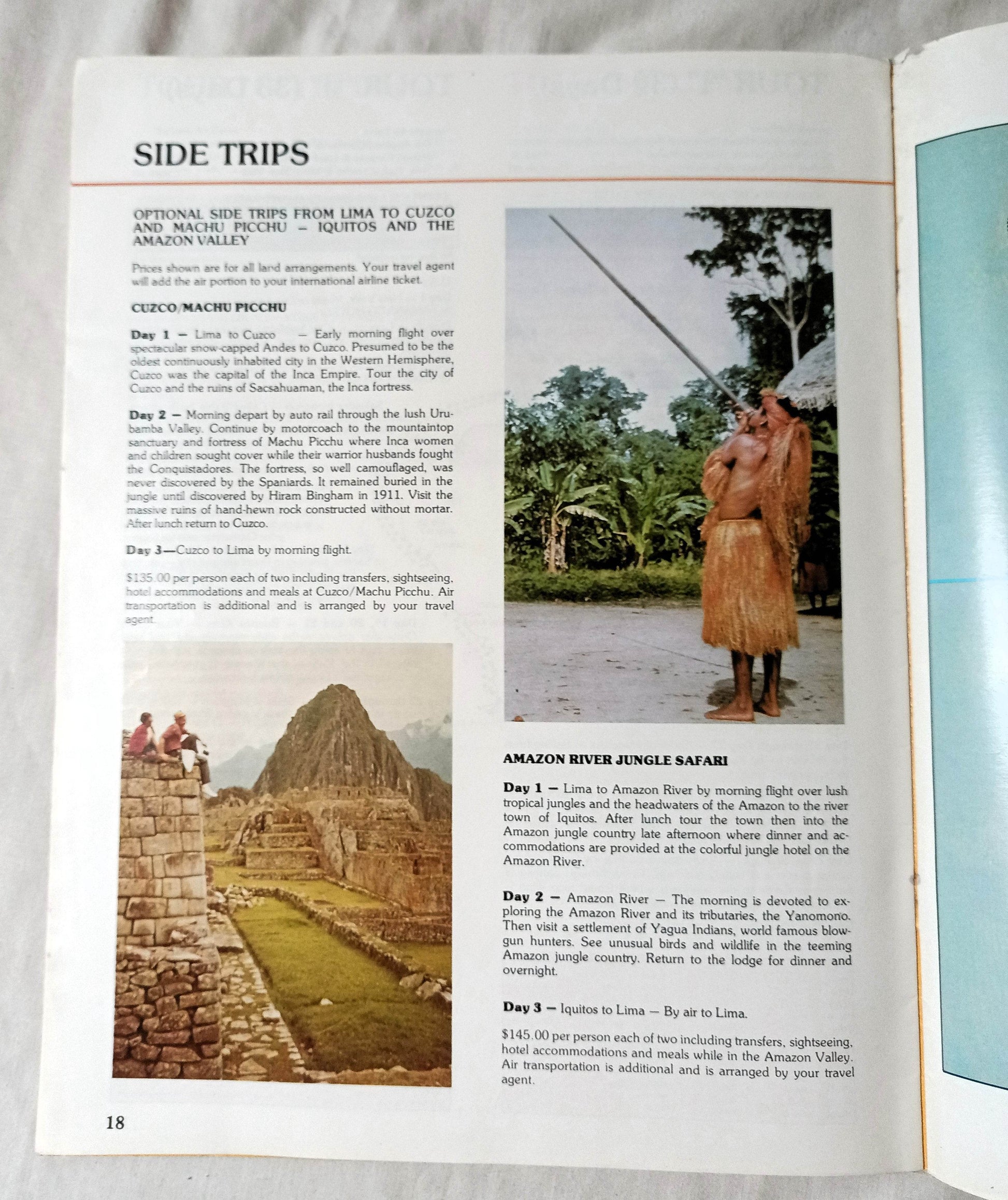 Delta Line 1979 South America Air/Sea Cruise Tours Cargoliner - TulipStuff
