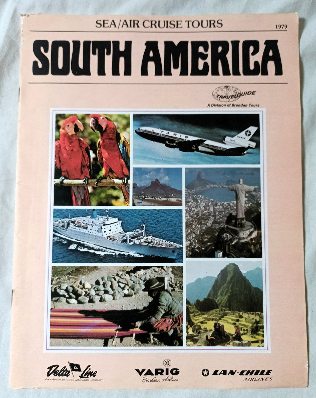 Delta Line 1979 South America Air/Sea Cruise Tours Cargoliner - TulipStuff