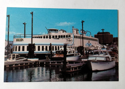 DeMillo's Floating Restaurant & Marina Portland Maine 1980's - TulipStuff