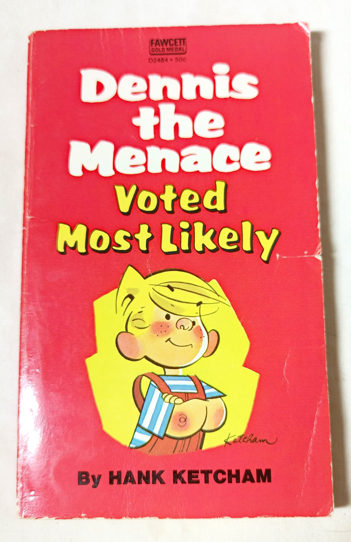 Dennis The Menace Voted Most Likely Hank Ketcham Paperback 1971 - TulipStuff