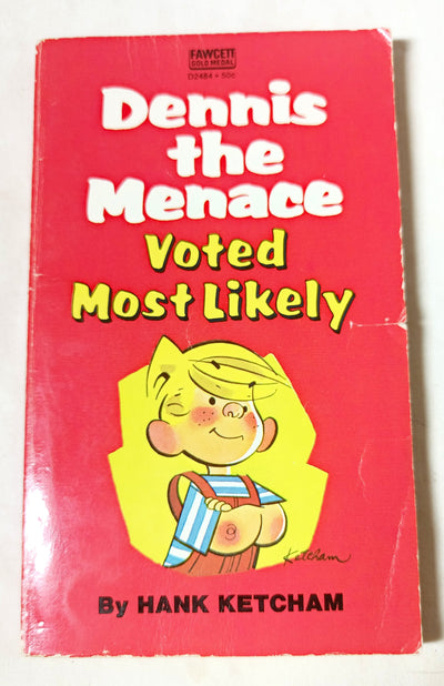 Dennis The Menace Voted Most Likely Hank Ketcham Paperback 1971 - TulipStuff