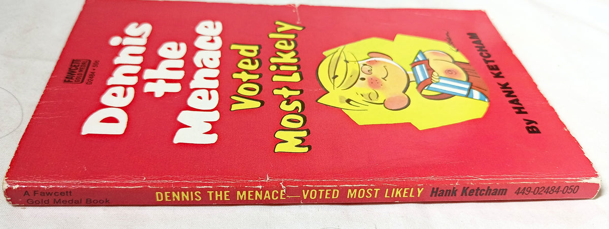 Dennis The Menace Voted Most Likely Hank Ketcham Paperback 1971 - TulipStuff