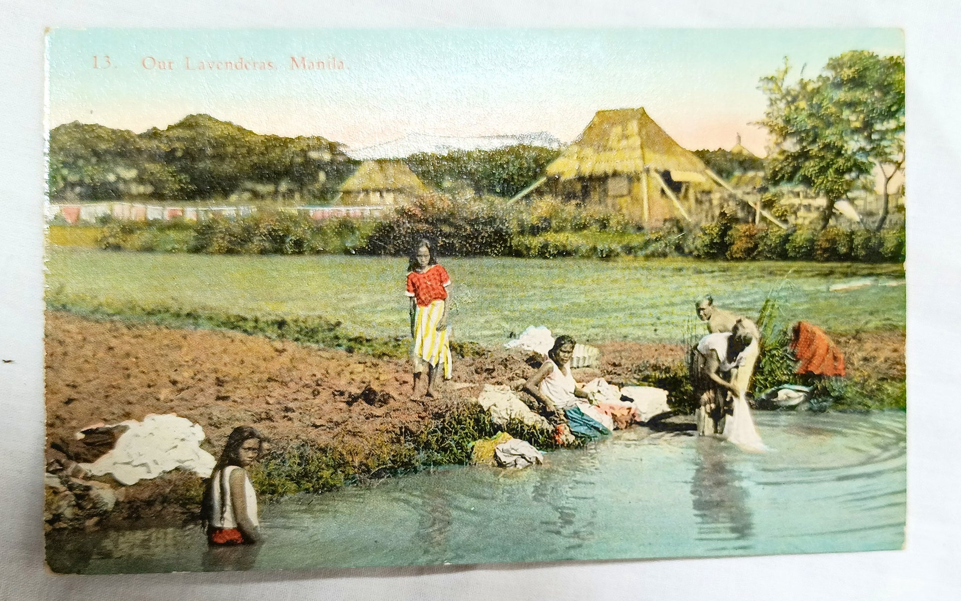 Philippines Traditional Laundry Women Our Lavenderas Manila 1910's - TulipStuff