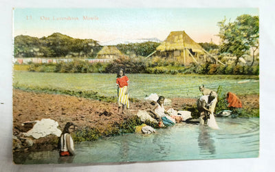 Philippines Traditional Laundry Women Our Lavenderas Manila 1910's - TulipStuff
