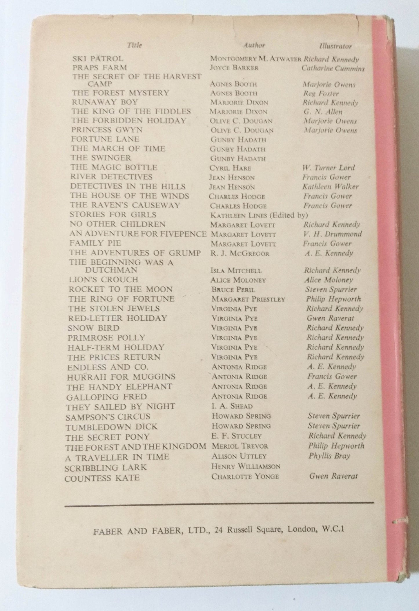 Detectives In The Hills Jean Henson Hardcover Faber & Faber 1949 - TulipStuff