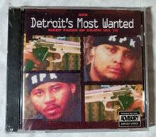 Load image into Gallery viewer, Detroit&#39;s Most Wanted  Many Faces Of Death Vol III Gangsta Album CD 1993 - TulipStuff
