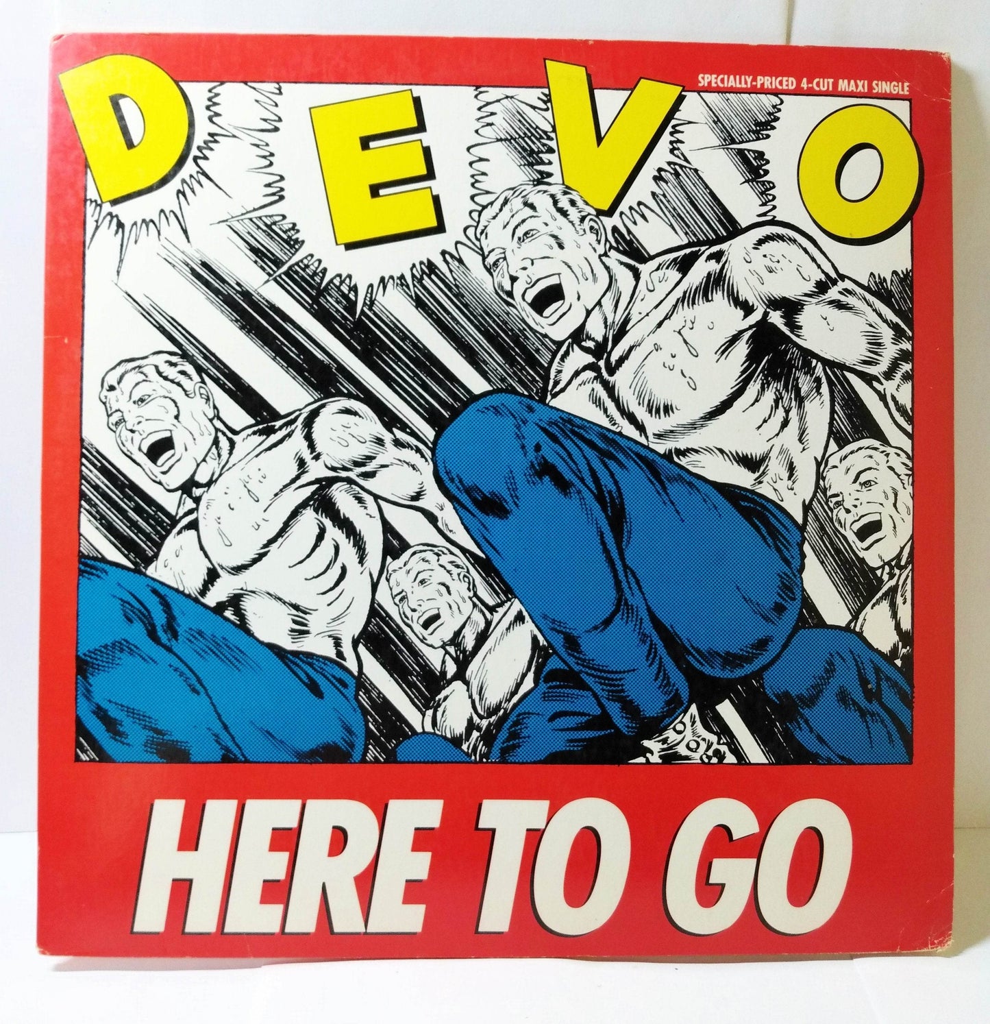 Devo Here To Go New Wave 12" 45rpm Maxi-Single Vinyl Record 1985 - TulipStuff
