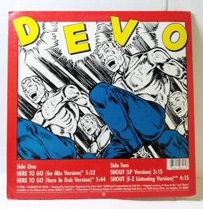Devo Here To Go New Wave 12" 45rpm Maxi-Single Vinyl Record 1985 - TulipStuff
