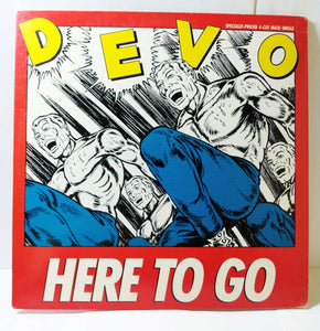 Devo Here To Go New Wave 12" 45rpm Maxi-Single Vinyl Record 1985 - TulipStuff