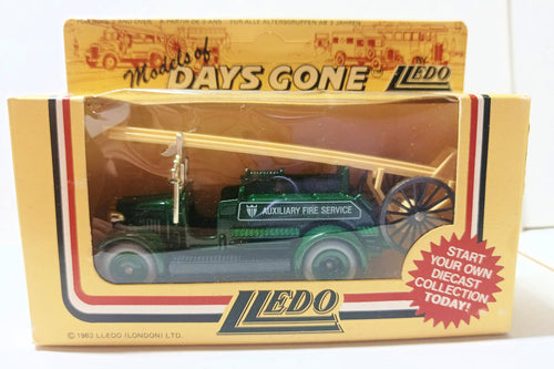 Lledo Days Done DG12 1934 Dennis Fire Engine Auxiliary Fire Service - TulipStuff