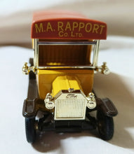 Load image into Gallery viewer, Lledo DG6 026 Marcol M.A. Rapport 1920 Ford Model T Van England Brown - TulipStuff
