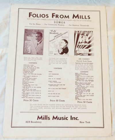 Dinah Rudy Vallee Lewis Young Akst Sheet Music 1931 - TulipStuff