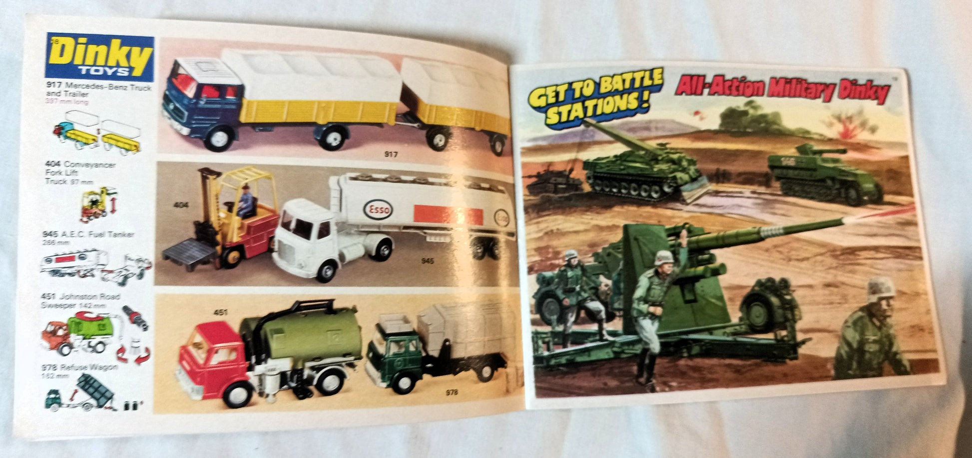 Dinky Toys No. 11 U.S.A. Catalog 1975 Die-cast Cars Trucks Models Meccano - TulipStuff