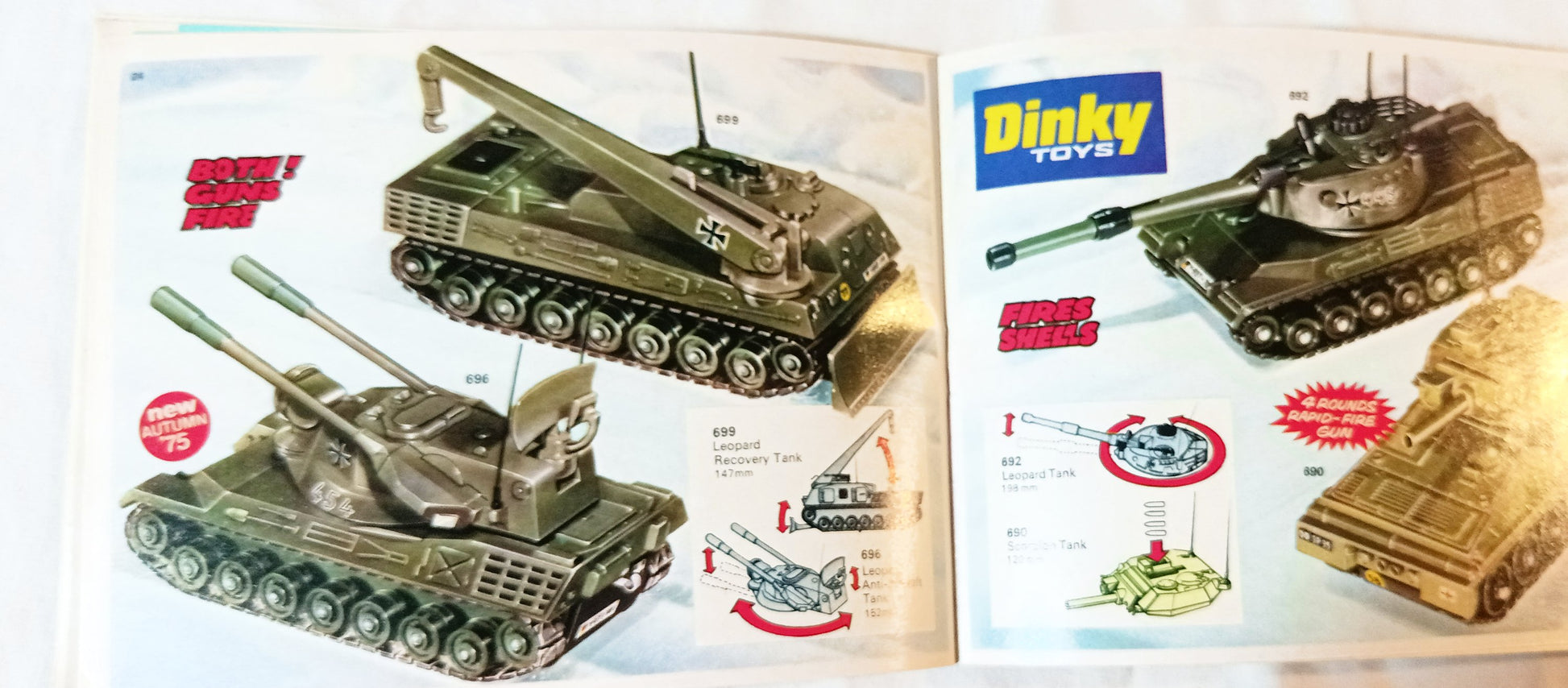 Dinky Toys No. 11 U.S.A. Catalog 1975 Die-cast Cars Trucks Models Meccano - TulipStuff