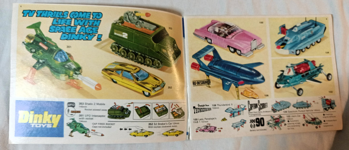 Dinky Toys No. 11 U.S.A. Catalog 1975 Die-cast Cars Trucks Models Meccano - TulipStuff