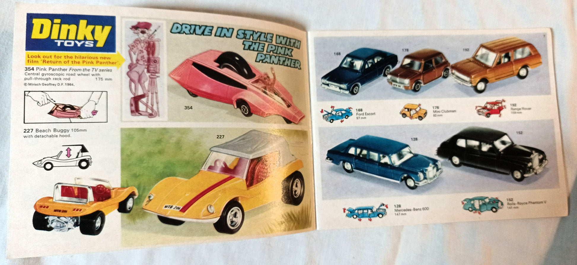 Dinky Toys No. 11 U.S.A. Catalog 1975 Die-cast Cars Trucks Models Meccano - TulipStuff