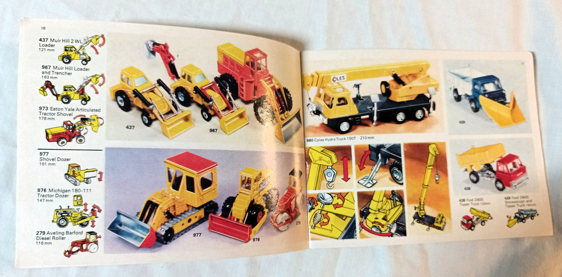 Dinky Toys No. 11 U.S.A. Catalog 1975 Die-cast Cars Trucks Models Meccano - TulipStuff