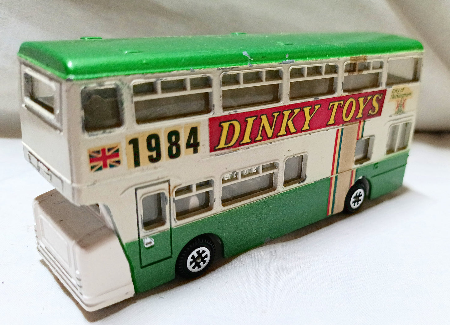 Dinky Toys Atlantean Bus 1984 Torvill & Dean Olympic Gold Medal Commemorative - TulipStuff