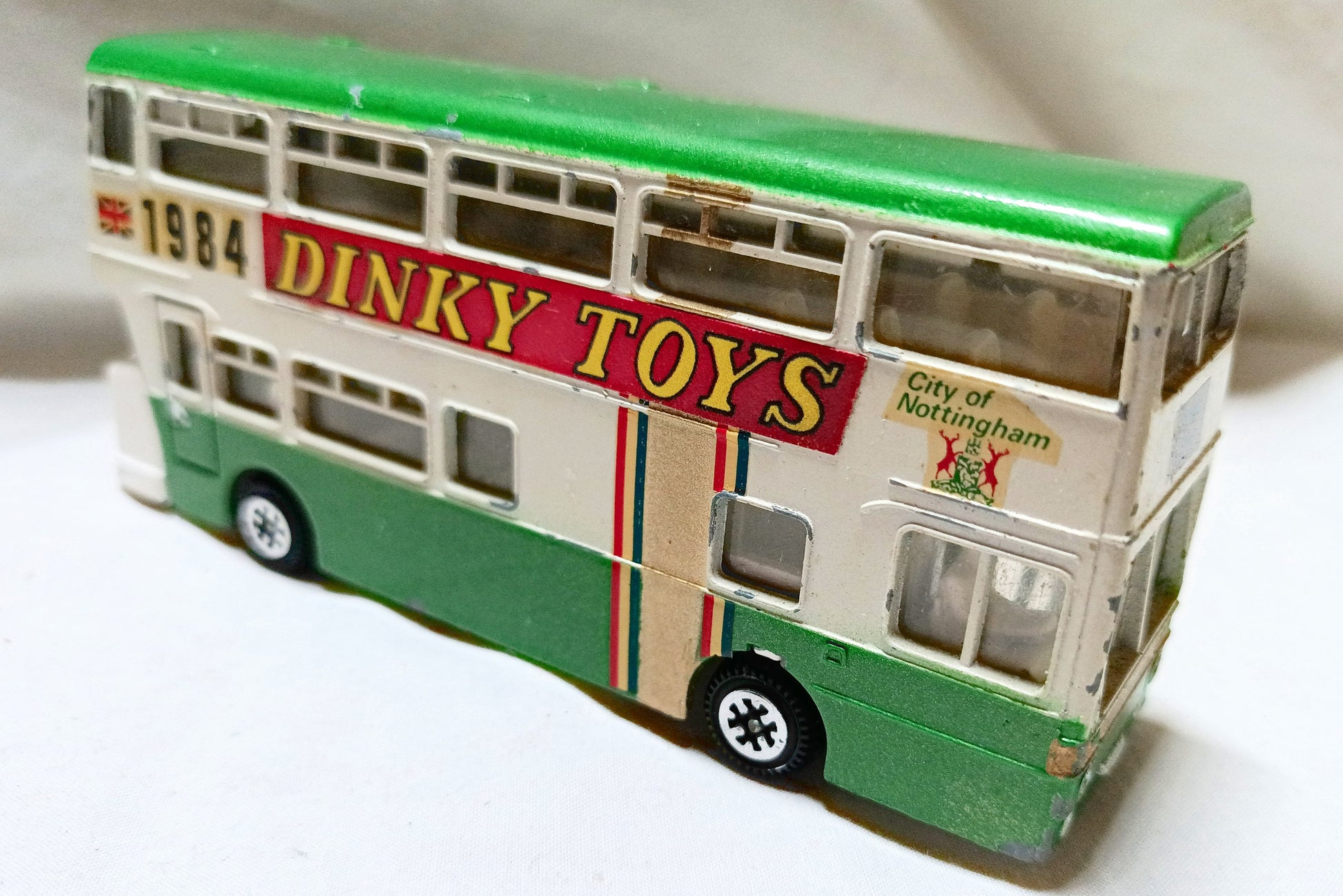 Dinky Toys Atlantean Bus 1984 Torvill & Dean Olympic Gold Medal Commemorative - TulipStuff
