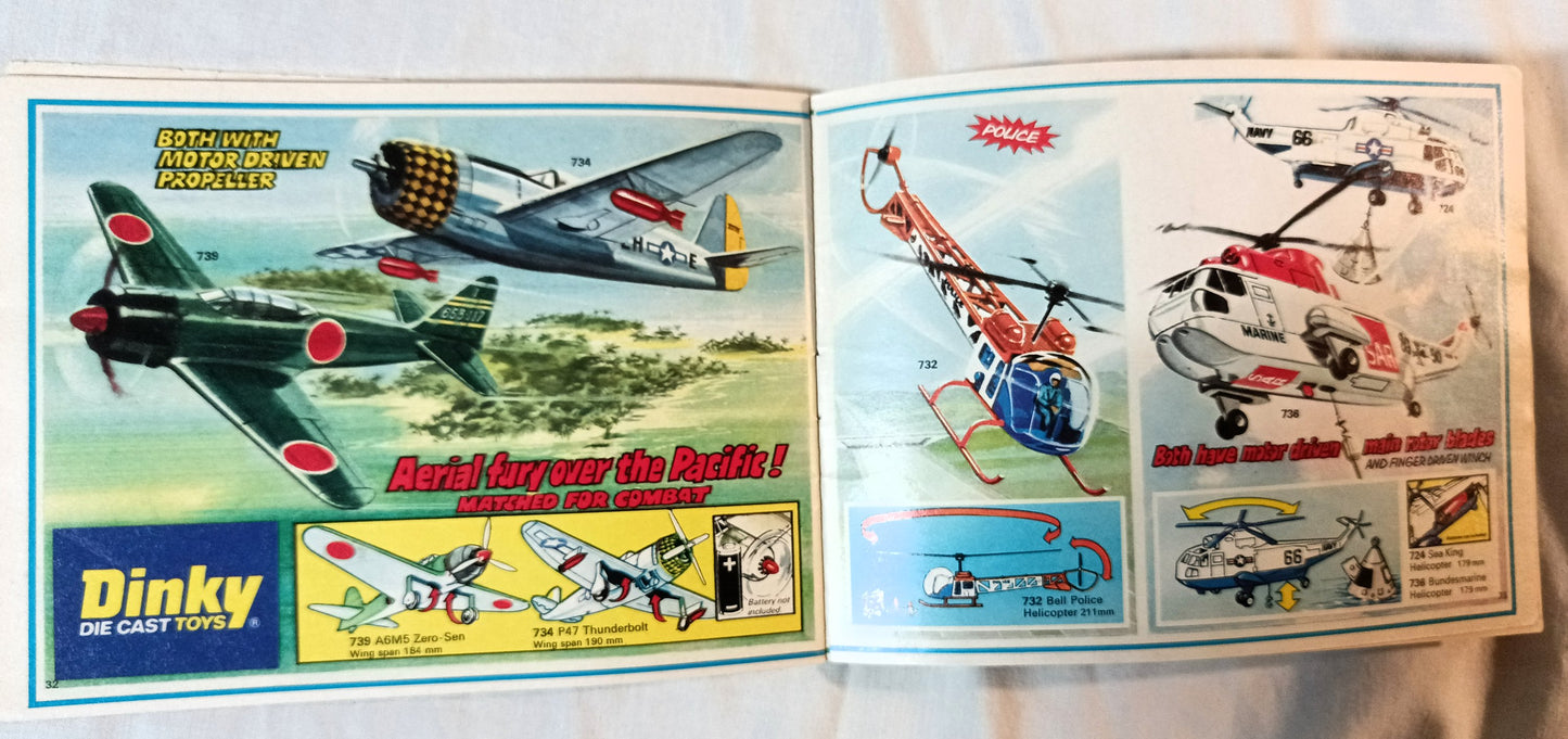 Dinky Toys No. 12 U.S.A. Catalog 1976 Die-cast Cars Trucks Models Meccano - TulipStuff