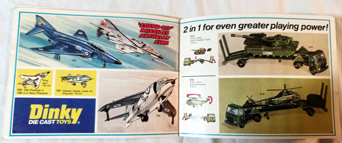Dinky Toys No. 12 U.S.A. Catalog 1976 Die-cast Cars Trucks Models Meccano - TulipStuff