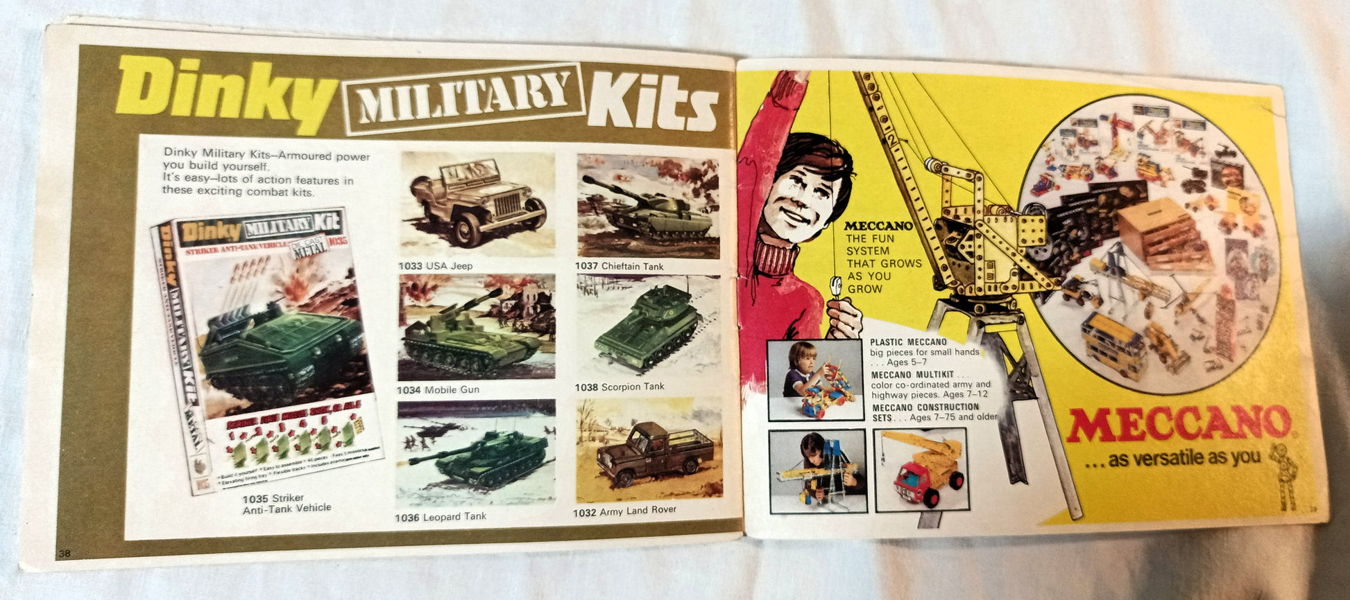 Dinky Toys No. 12 U.S.A. Catalog 1976 Die-cast Cars Trucks Models Meccano - TulipStuff