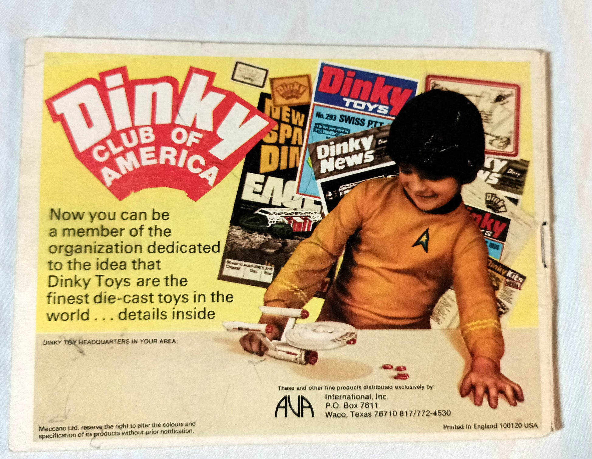 Dinky Toys No. 12 U.S.A. Catalog 1976 Die-cast Cars Trucks Models Meccano - TulipStuff