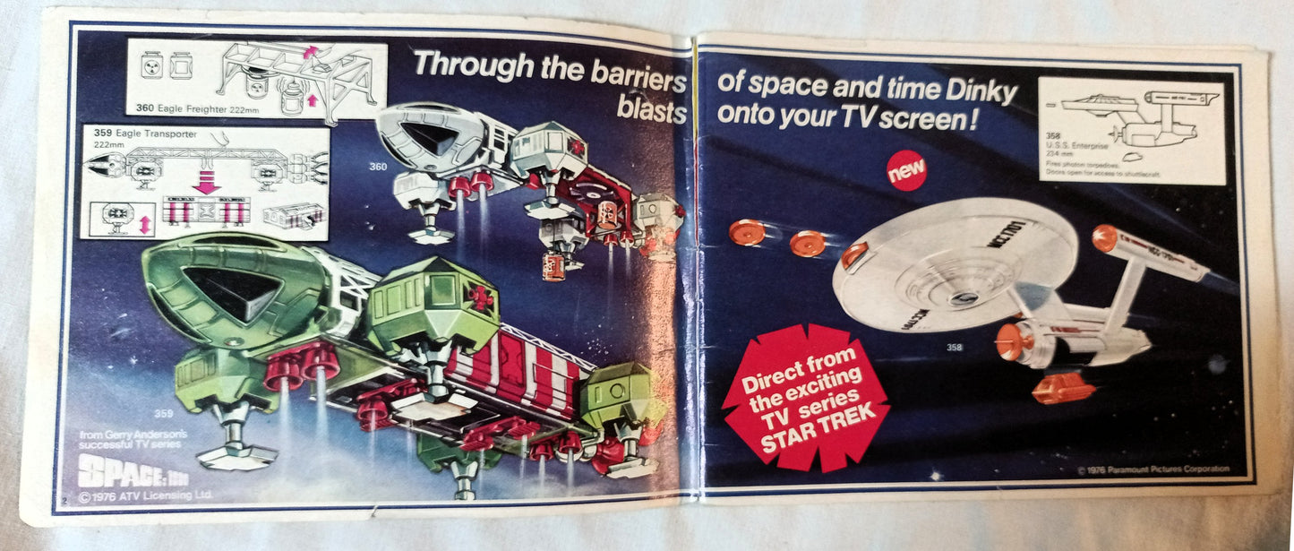 Dinky Toys No. 12 U.S.A. Catalog 1976 Die-cast Cars Trucks Models Meccano - TulipStuff