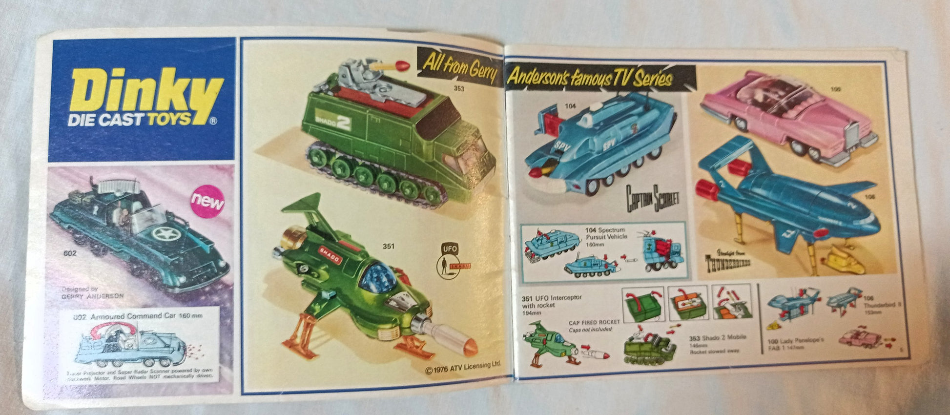Dinky Toys No. 12 U.S.A. Catalog 1976 Die-cast Cars Trucks Models Meccano - TulipStuff