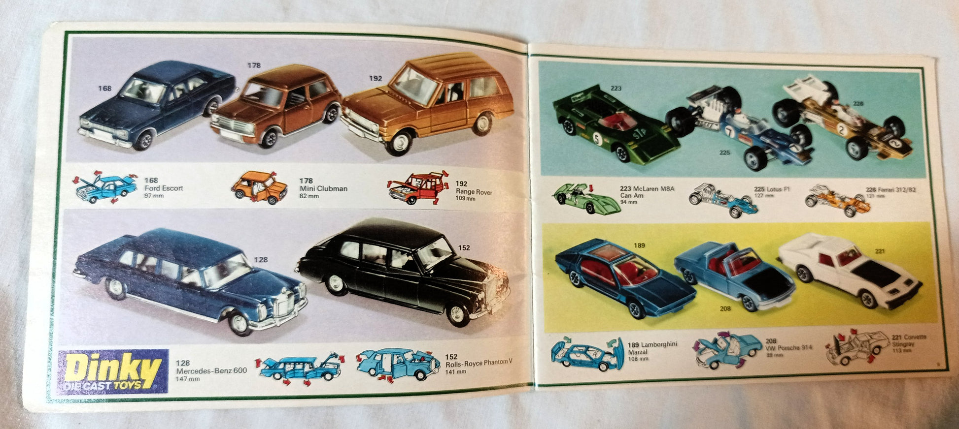 Dinky Toys No. 12 U.S.A. Catalog 1976 Die-cast Cars Trucks Models Meccano - TulipStuff