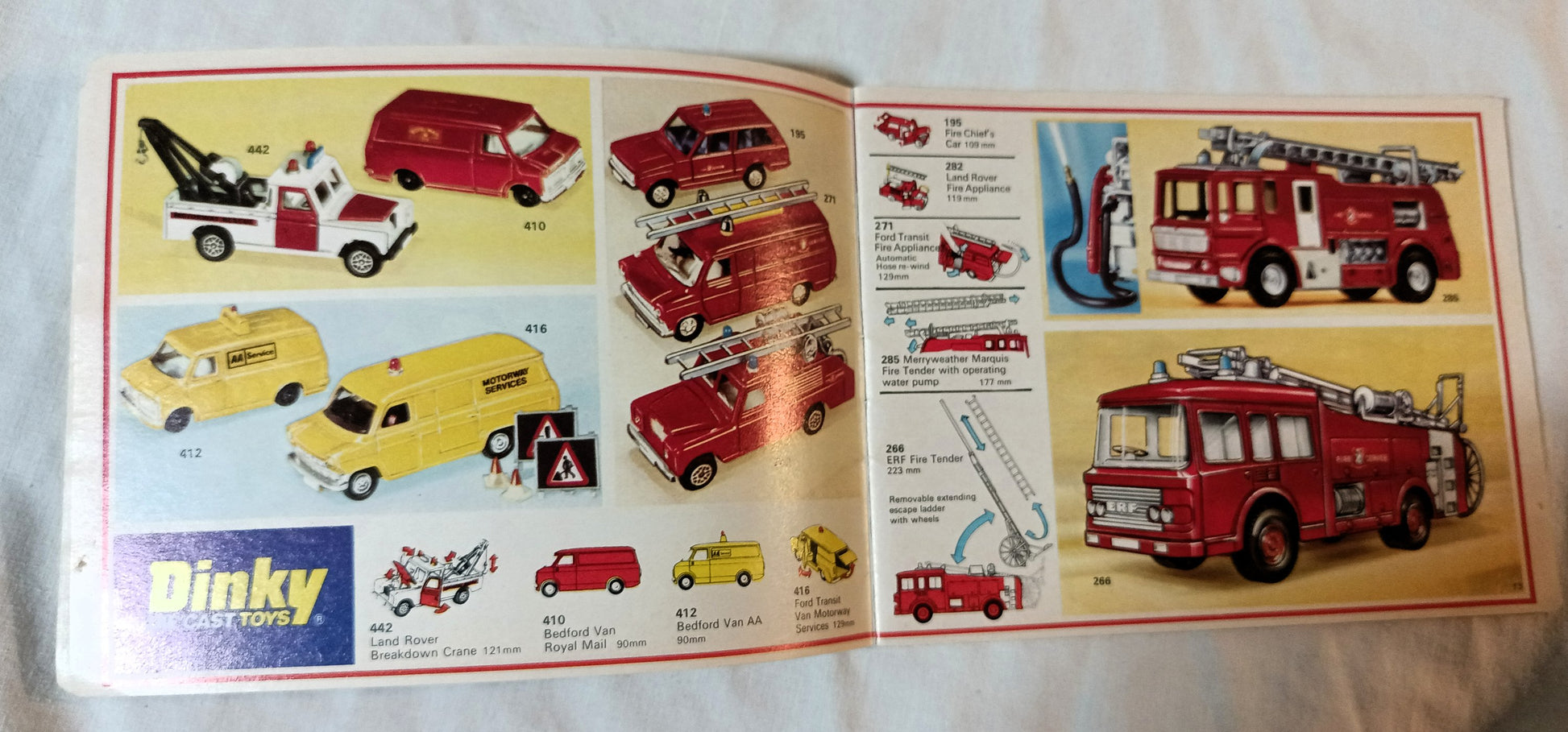 Dinky Toys No. 12 U.S.A. Catalog 1976 Die-cast Cars Trucks Models Meccano - TulipStuff