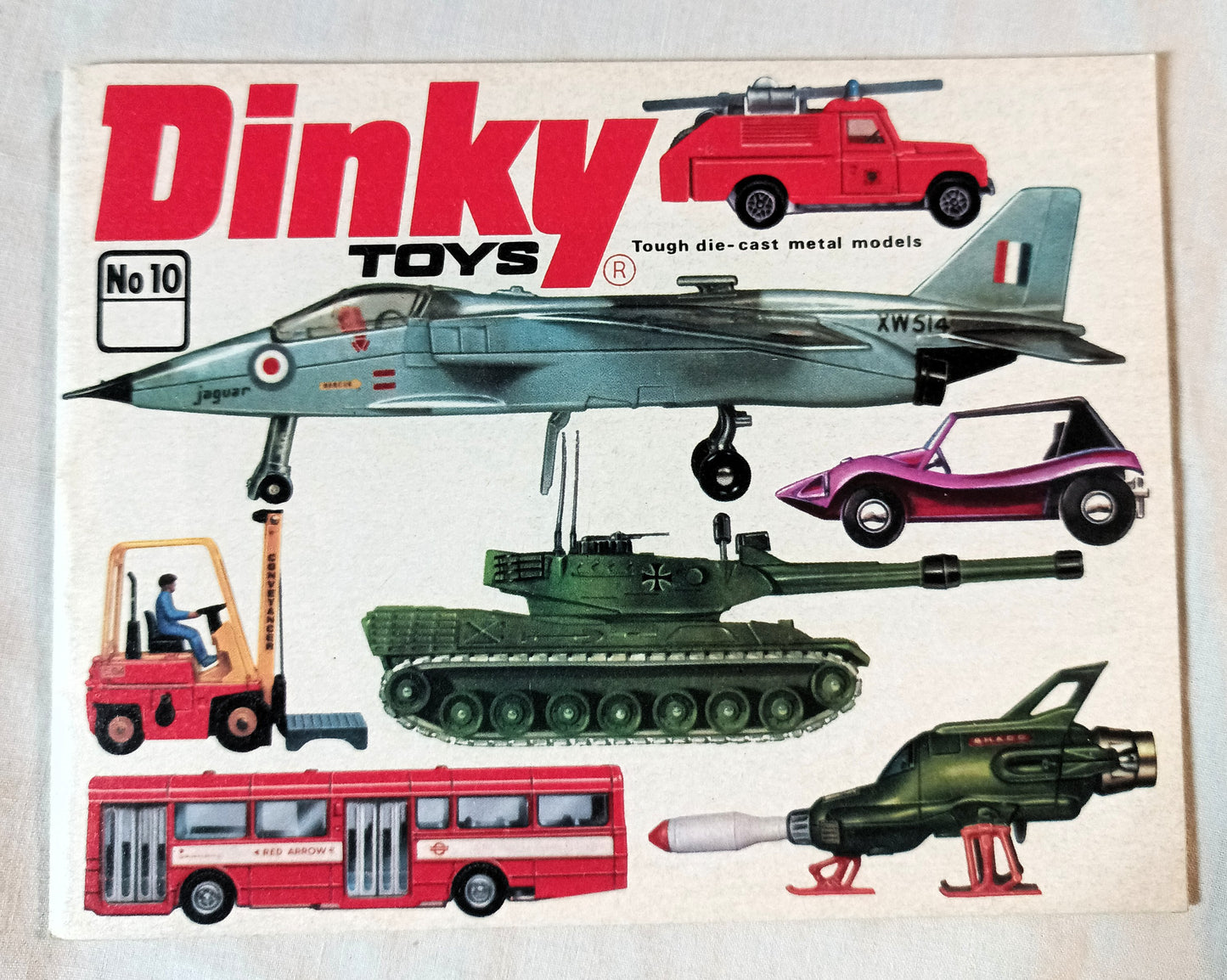 Dinky Toys No. 10 U.S.A. Diecast Toy Catalog 1974 Meccano - TulipStuff