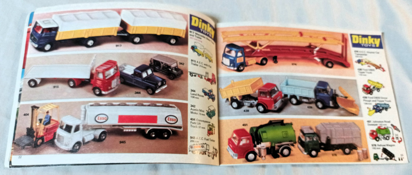 Dinky Toys No. 10 U.S.A. Diecast Toy Catalog 1974 Meccano - TulipStuff