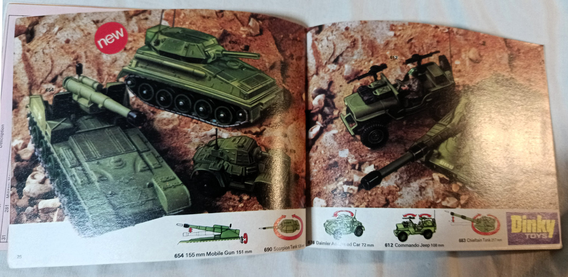 Dinky Toys No. 10 U.S.A. Diecast Toy Catalog 1974 Meccano - TulipStuff