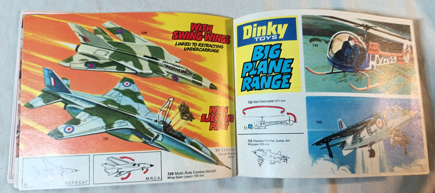 Dinky Toys No. 10 U.S.A. Diecast Toy Catalog 1974 Meccano - TulipStuff