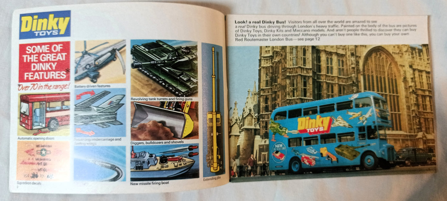 Dinky Toys No. 10 U.S.A. Diecast Toy Catalog 1974 Meccano - TulipStuff
