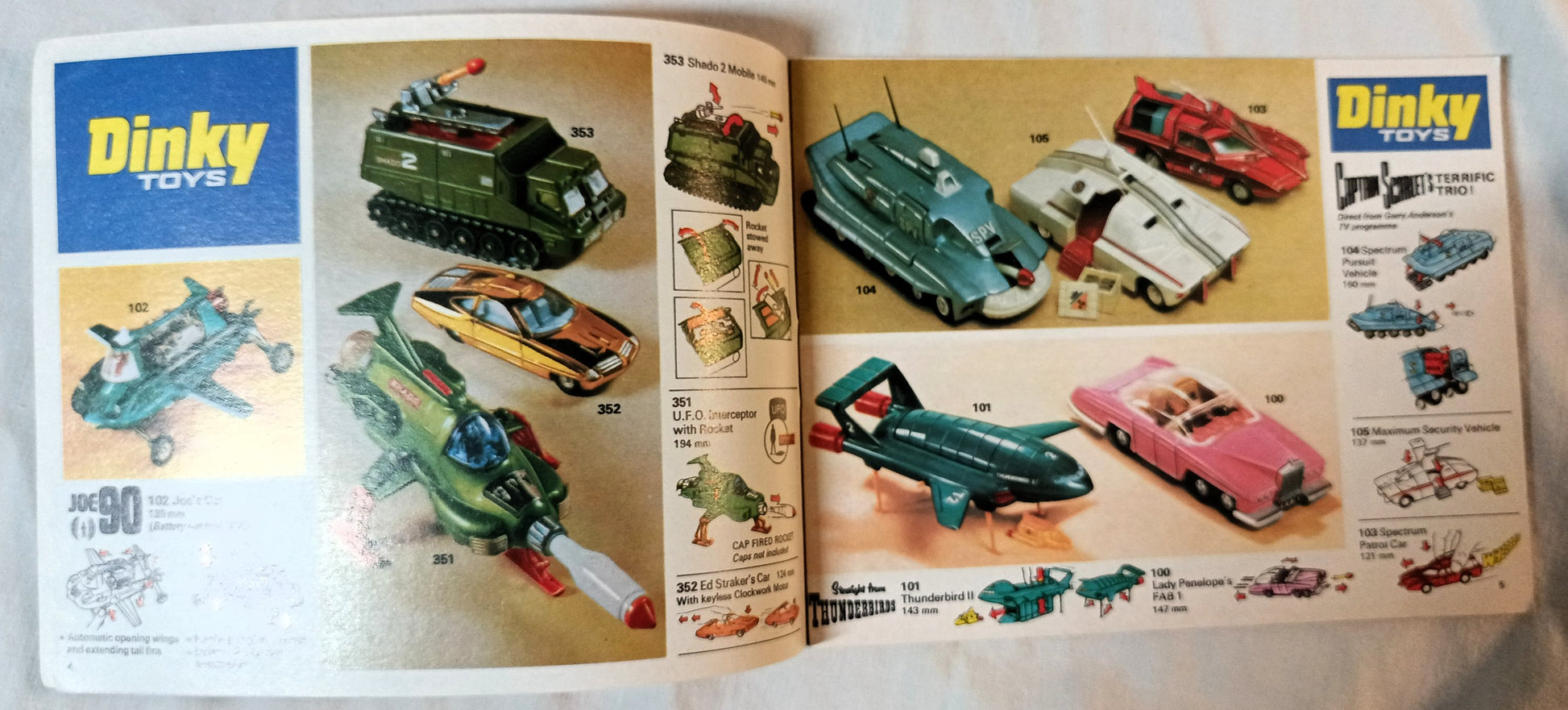 Dinky Toys No. 10 U.S.A. Diecast Toy Catalog 1974 Meccano - TulipStuff