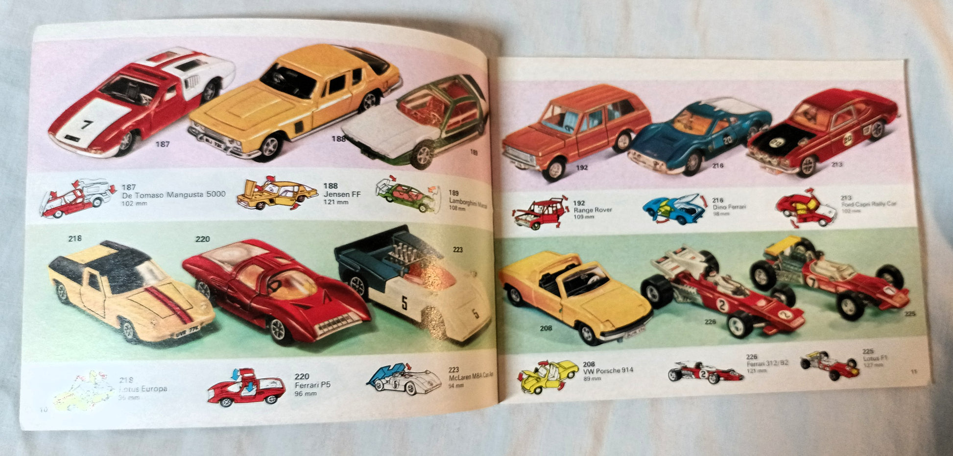 Dinky Toys No. 10 U.S.A. Diecast Toy Catalog 1974 Meccano - TulipStuff
