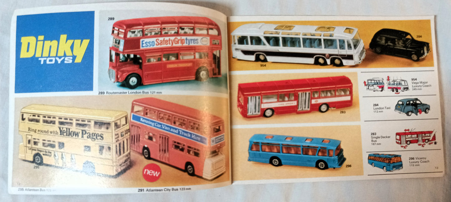 Dinky Toys No. 10 U.S.A. Diecast Toy Catalog 1974 Meccano - TulipStuff
