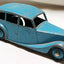 Dinky Toys 40b Triumph 1800 Saloon Car Blue England 1948 - TulipStuff