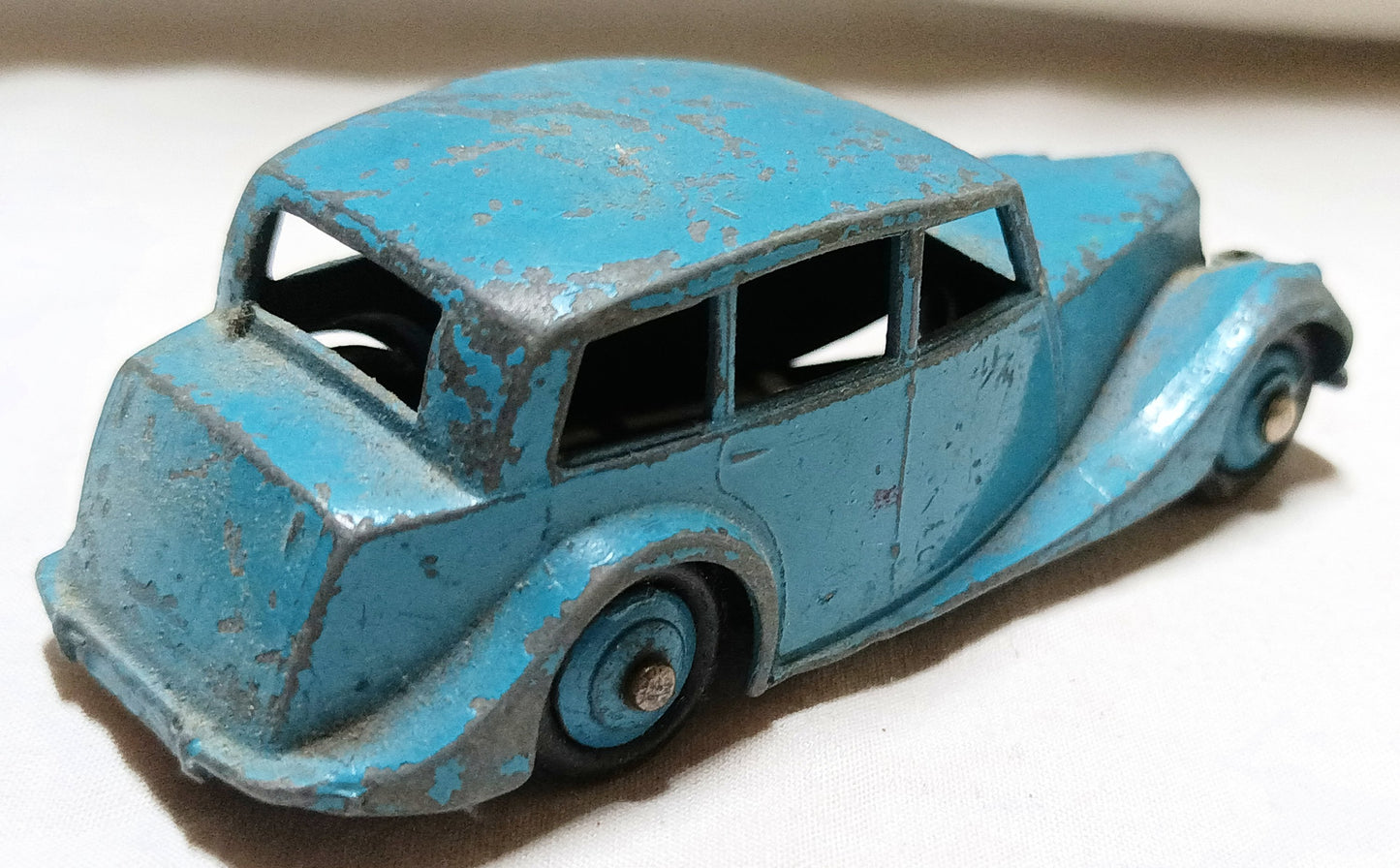 Dinky Toys 40b Triumph 1800 Saloon Car Blue England 1948 - TulipStuff