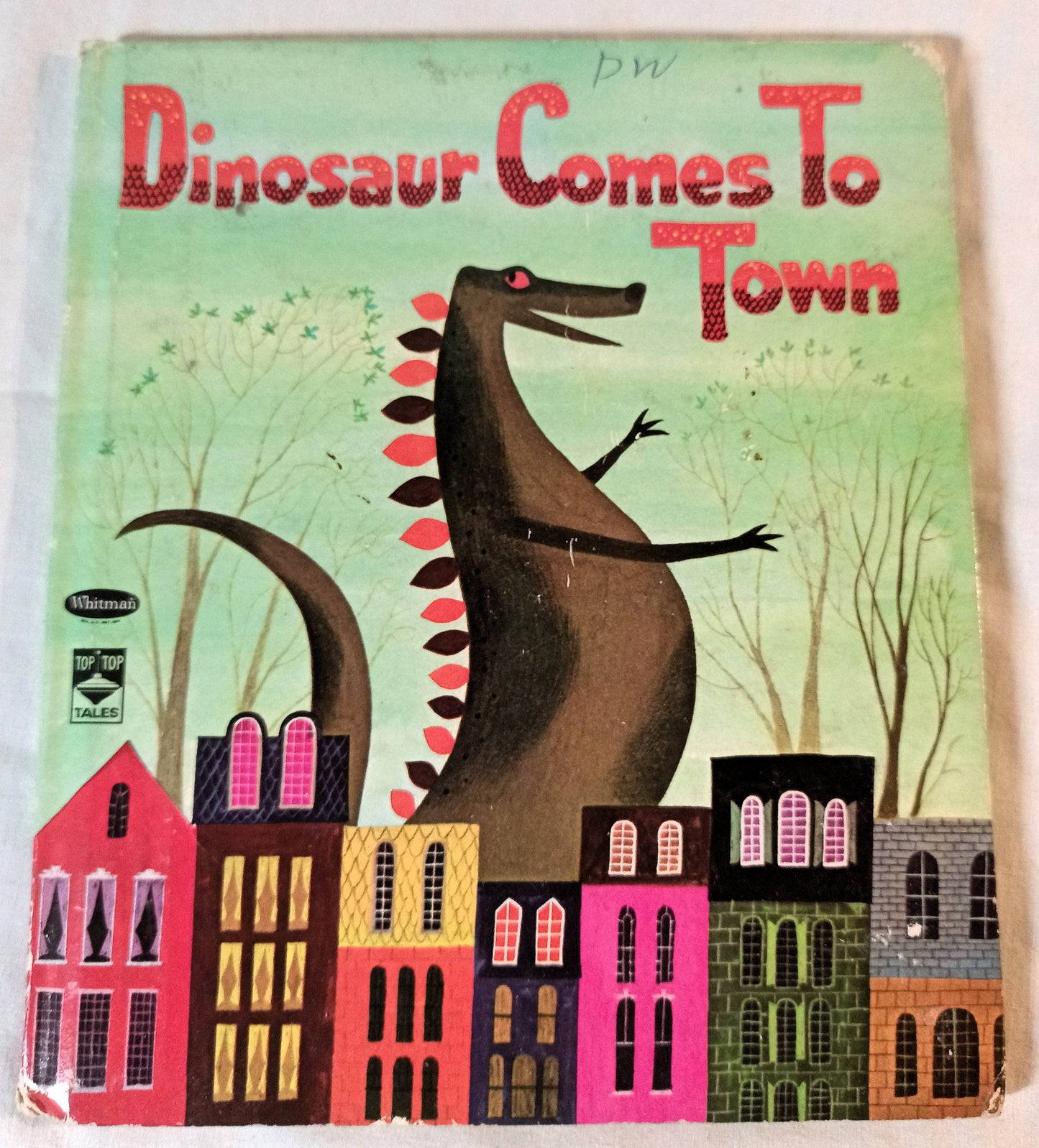 Dinosaur Comes To Town Gene Darby Art Seiden Top Top Tales 1963 - TulipStuff