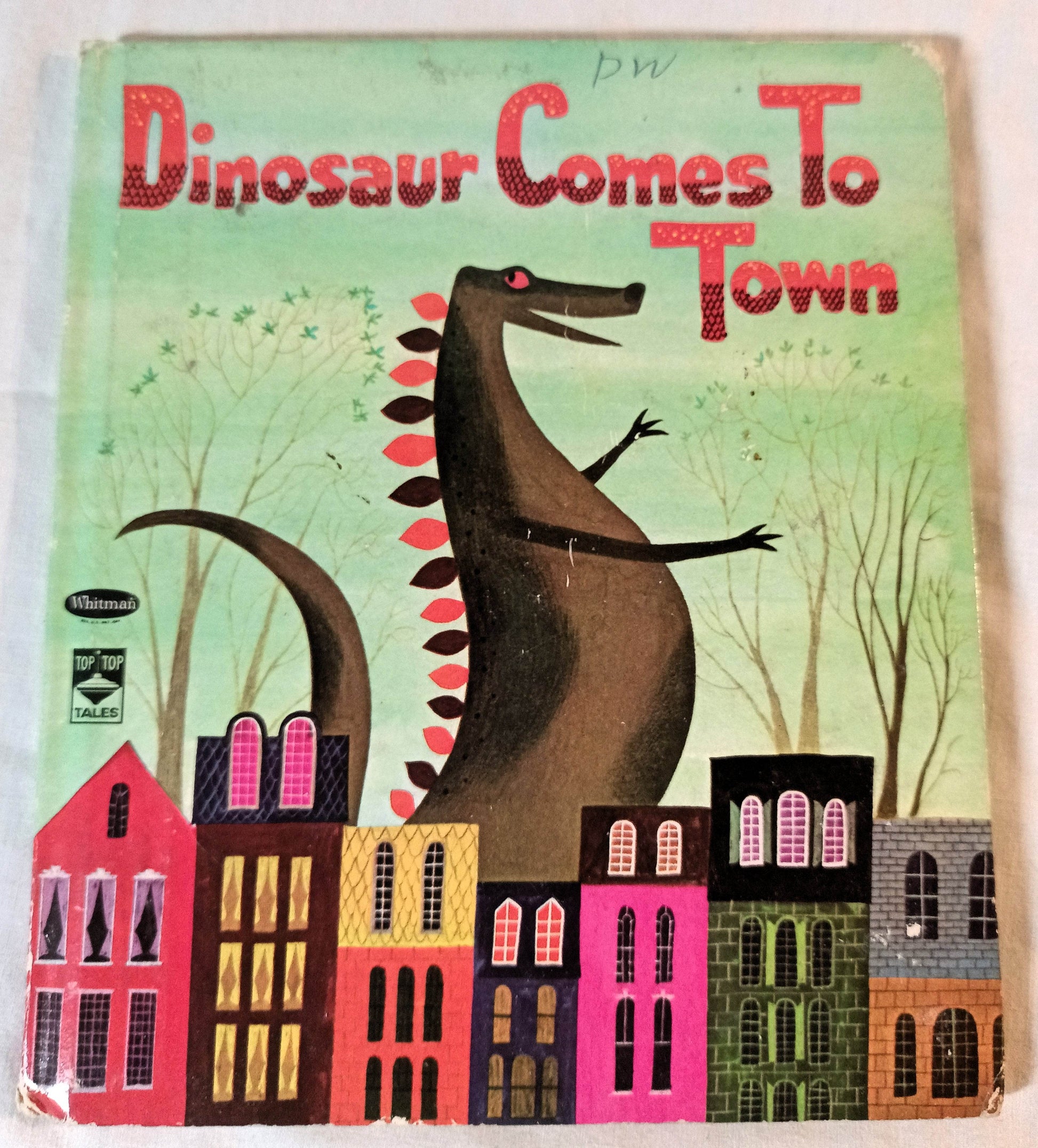 Dinosaur Comes To Town Gene Darby Art Seiden Top Top Tales 1963 - TulipStuff