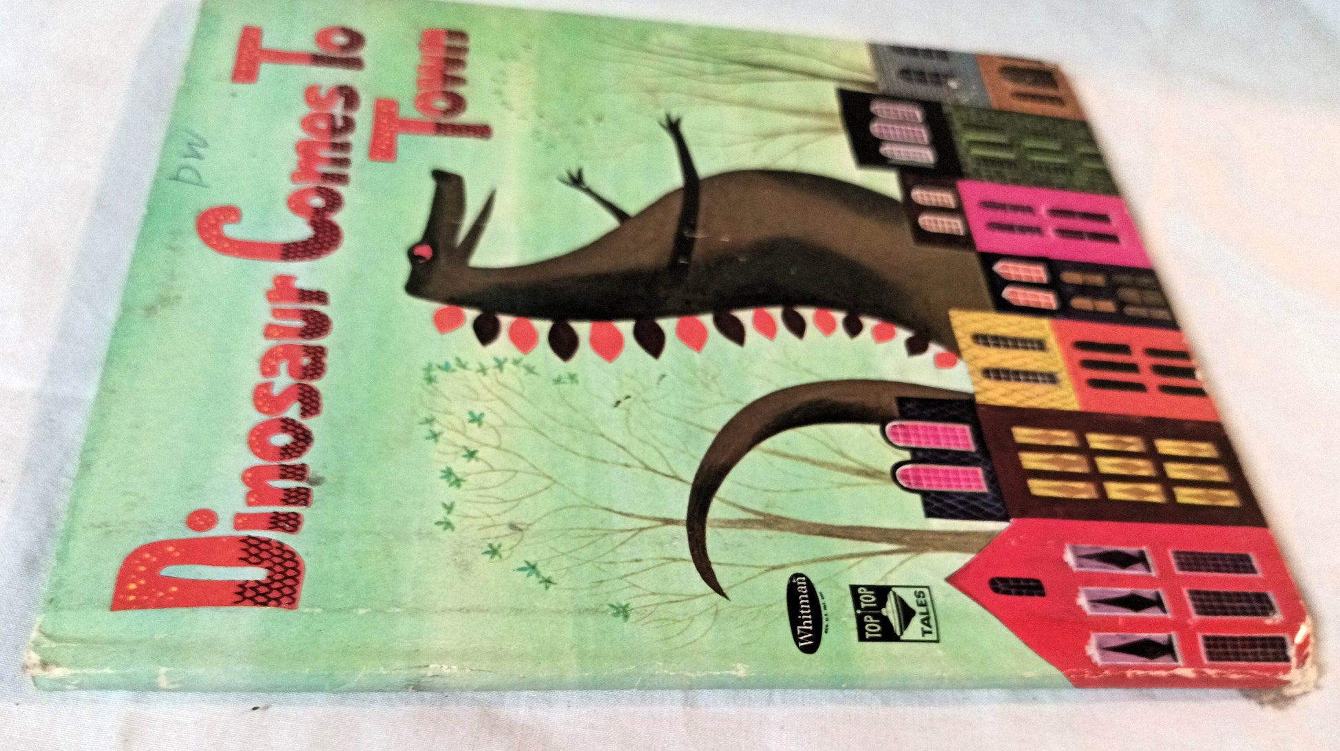 Dinosaur Comes To Town Gene Darby Art Seiden Top Top Tales 1963 - TulipStuff