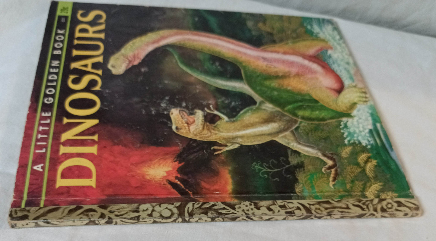 Dinosaurs Little Golden Book Jane Werner Watson Hardcover 1959 - TulipStuff