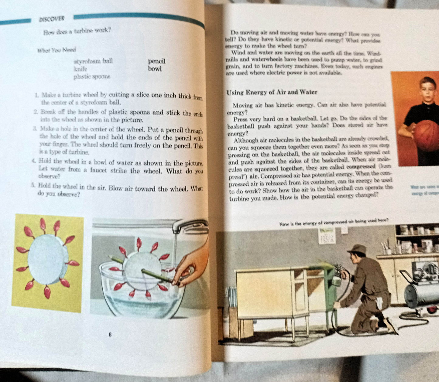 Discovering Science 6 6th Grade Textbook Piltz Van Bever 1970 - TulipStuff